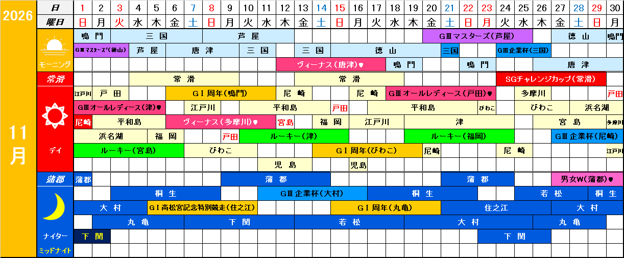 下部カレンダー画像